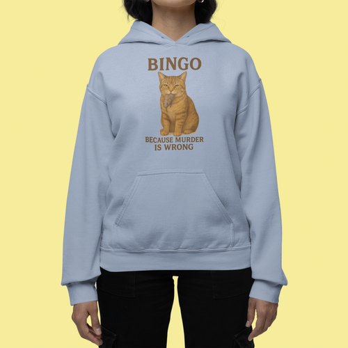 BINGO Because Murder Is Wrong Hoodie