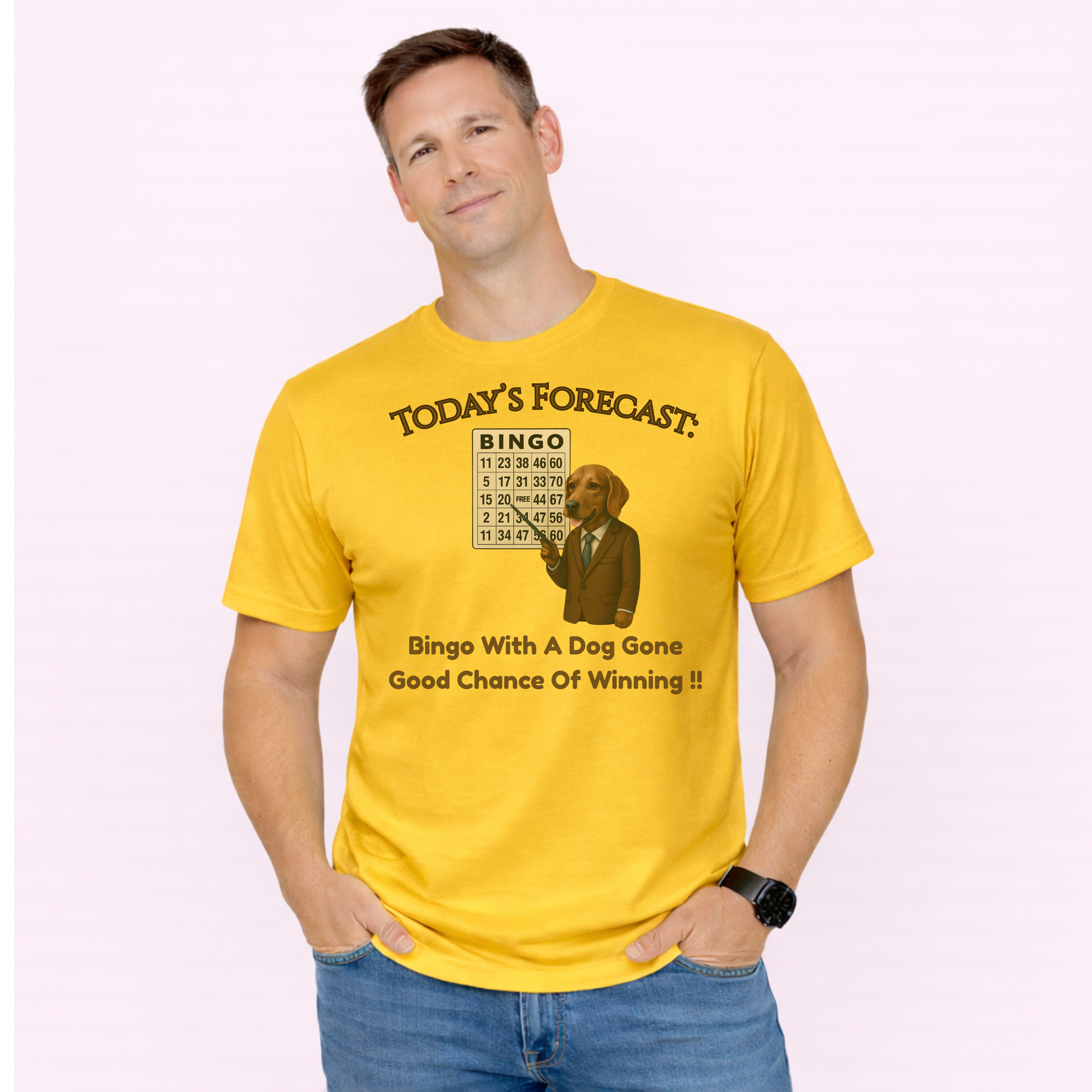 Today's Forecast: Bingo With A Dog Gone Good Chance of Winning Sweatshirt