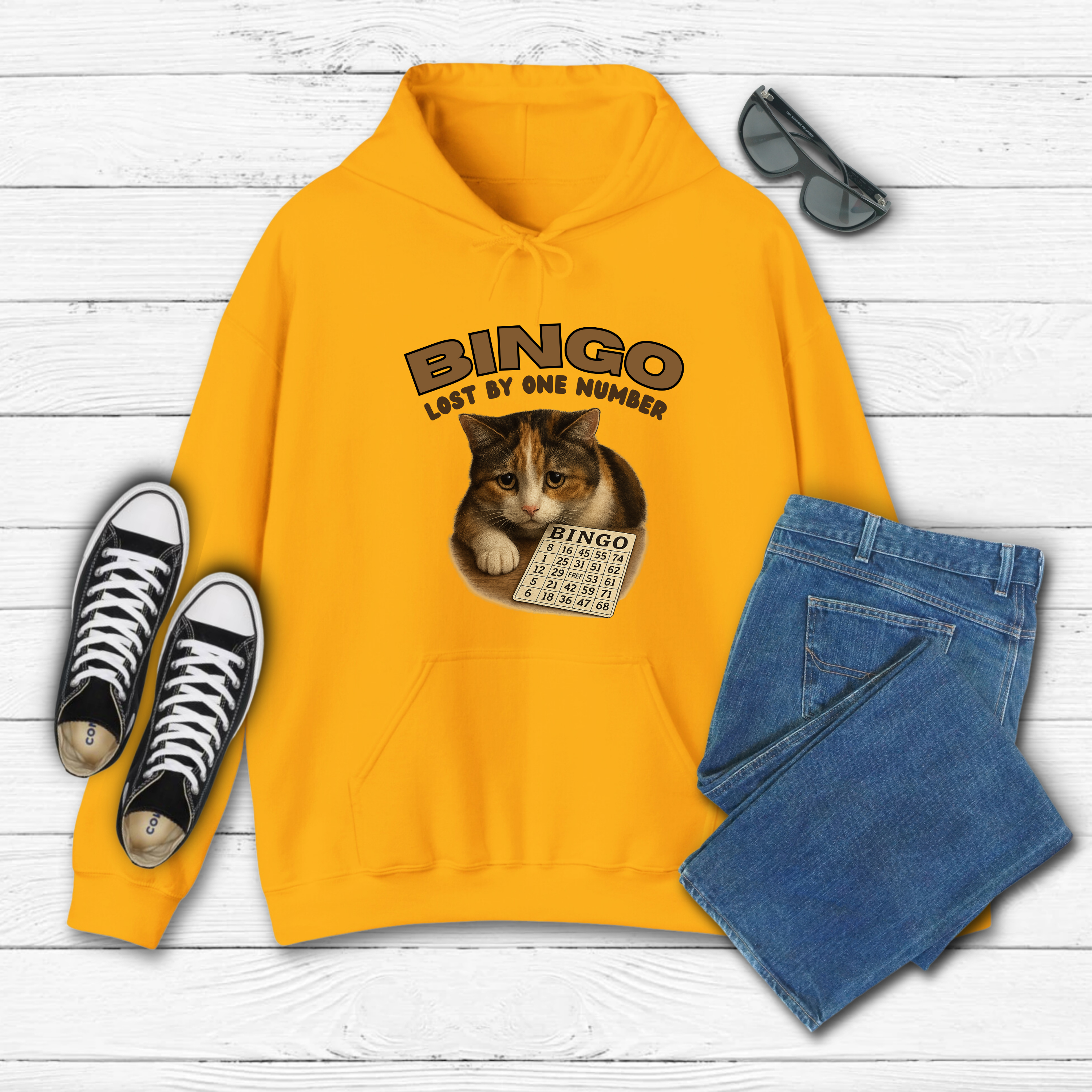 BINGO - Lost by one number Hoodie