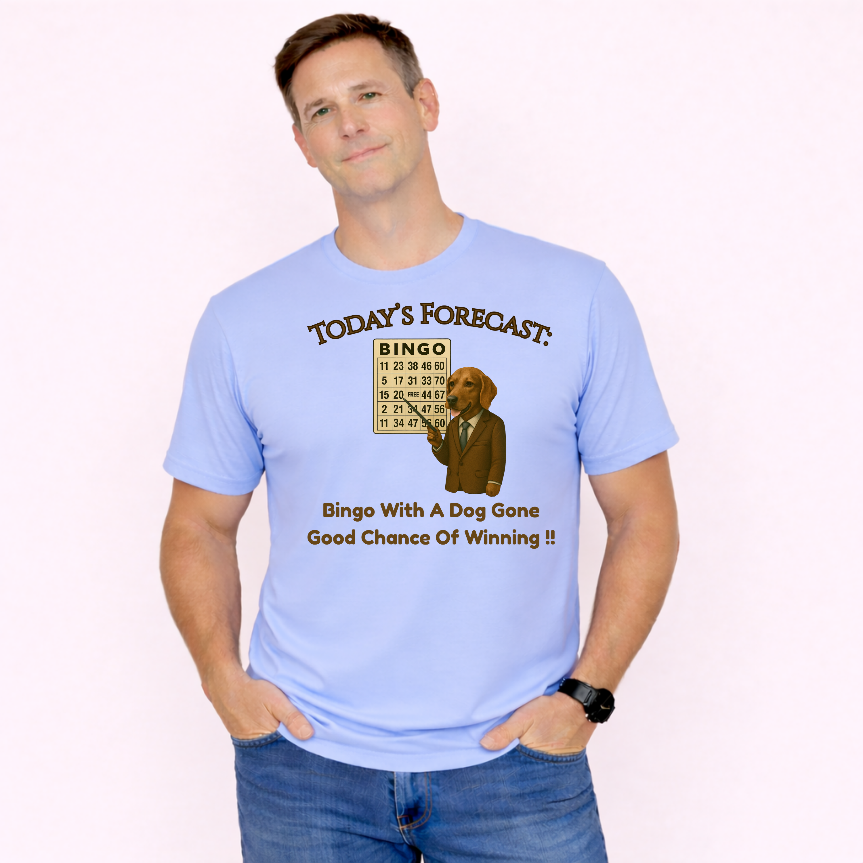 Today's Forecast: Bingo With A Dog Gone Good Chance of Winning Sweatshirt