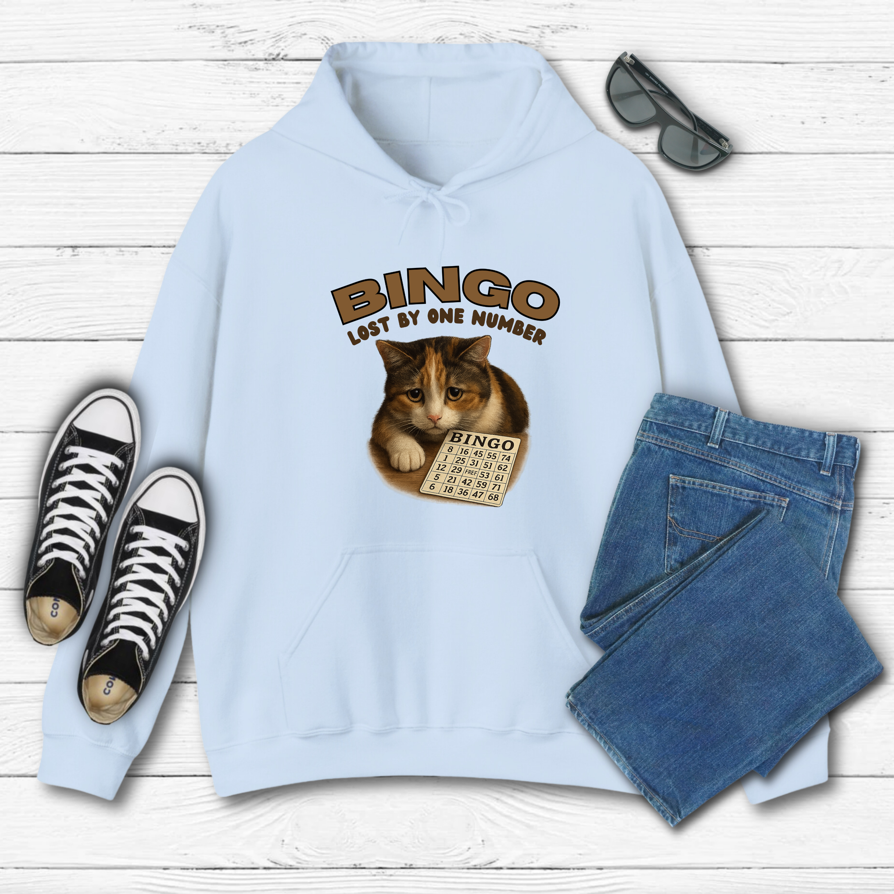 BINGO - Lost by one number Hoodie
