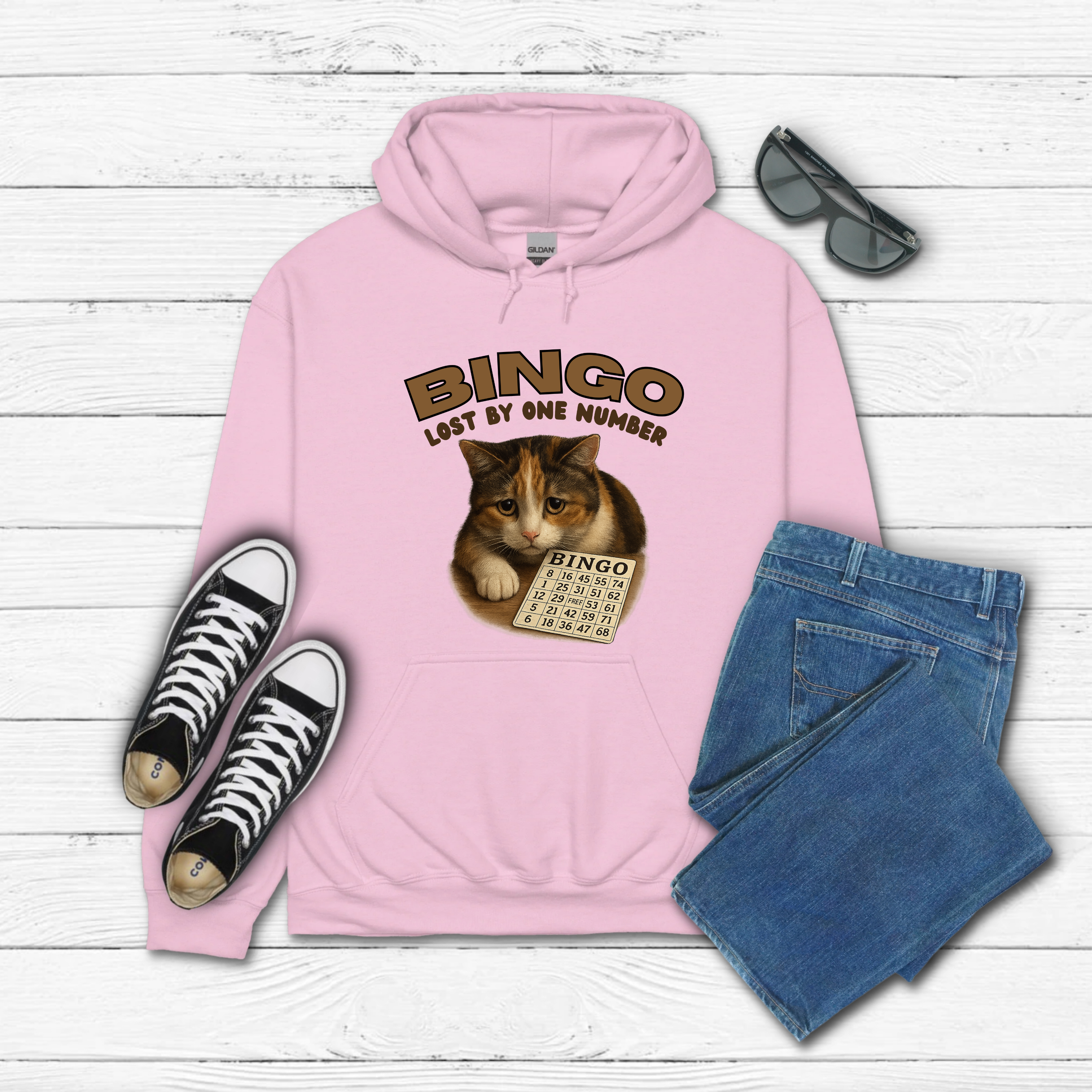 BINGO - Lost by one number Hoodie