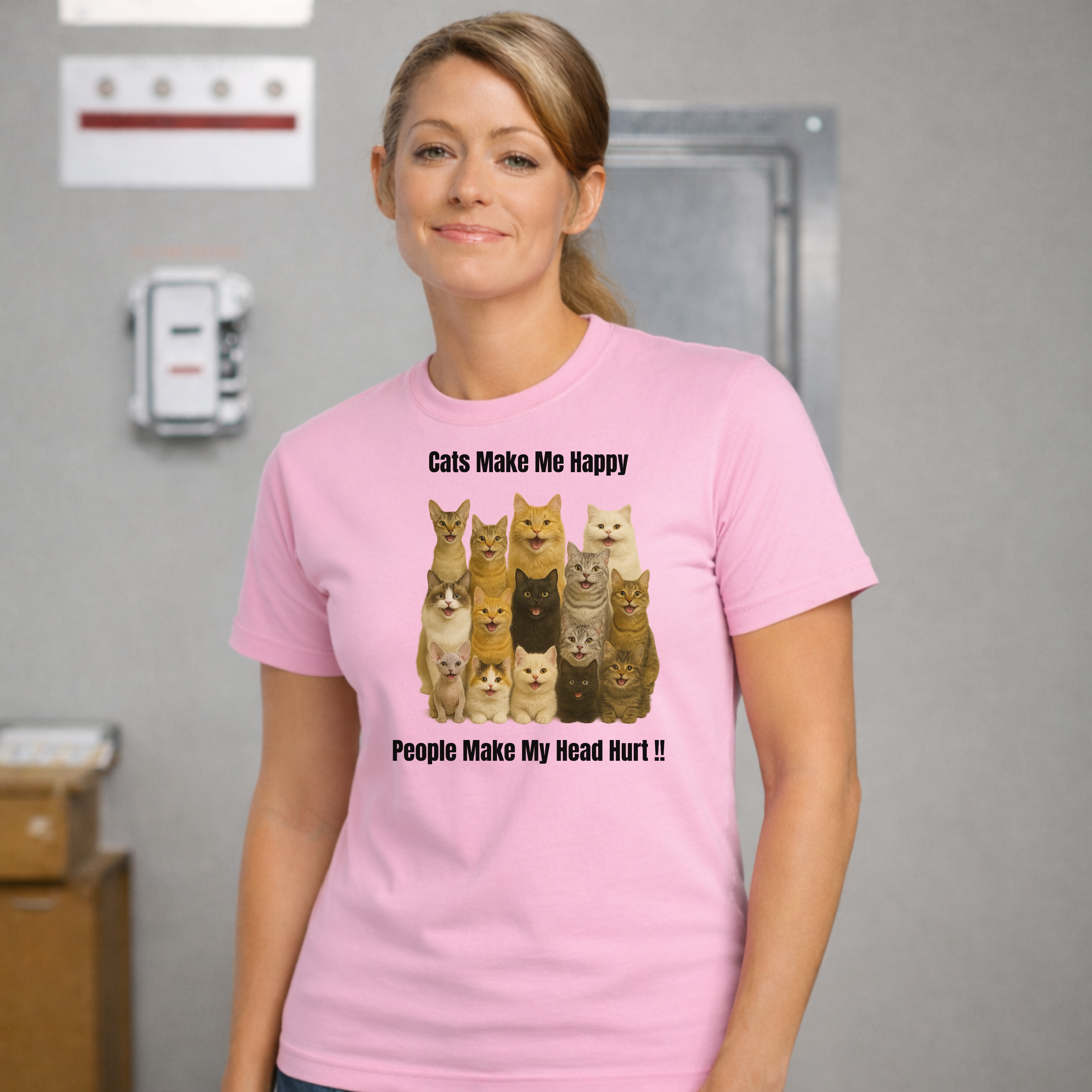Cats Make Me Happy Shirt