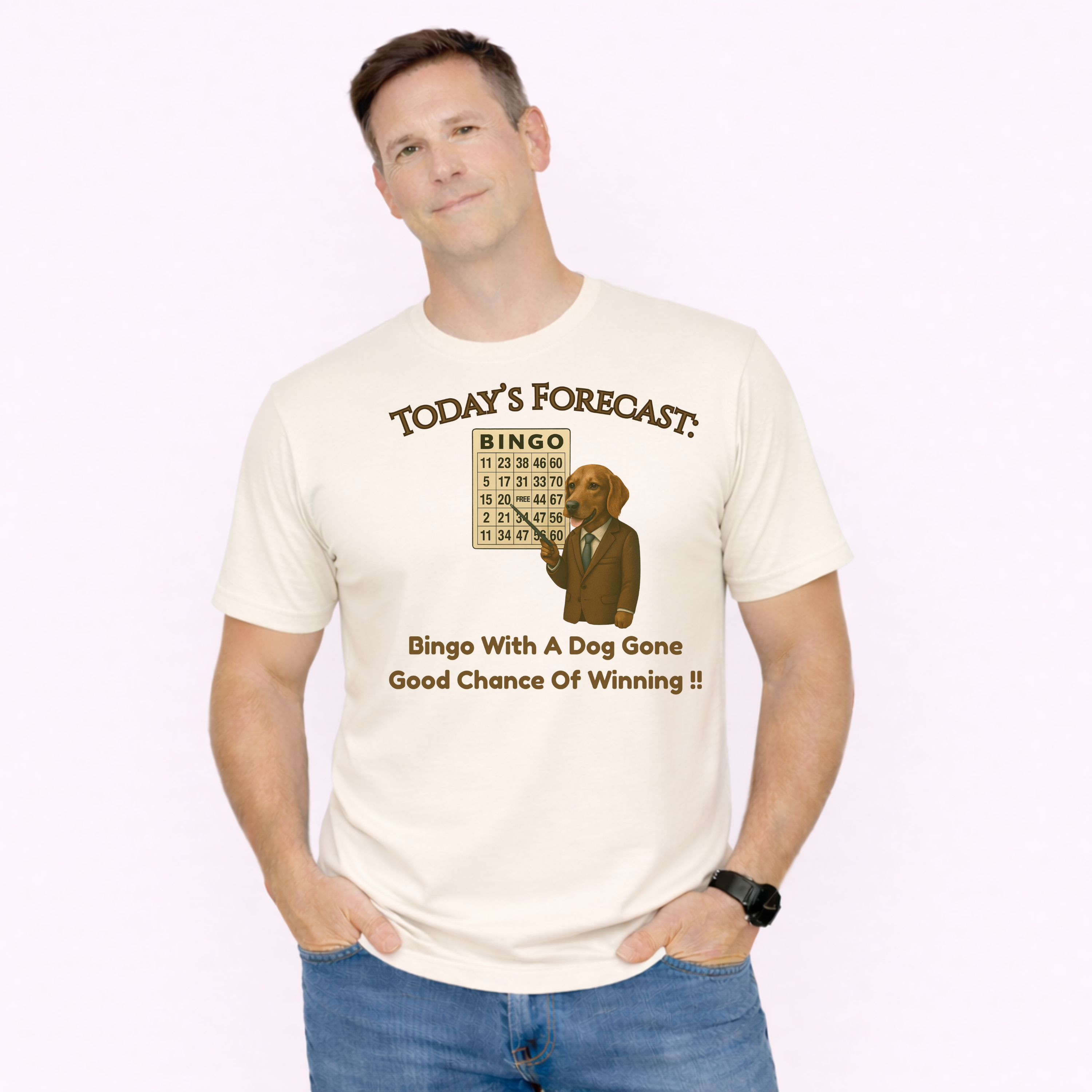 Today's Forecast: Bingo With A Dog Gone Good Chance of Winning Sweatshirt