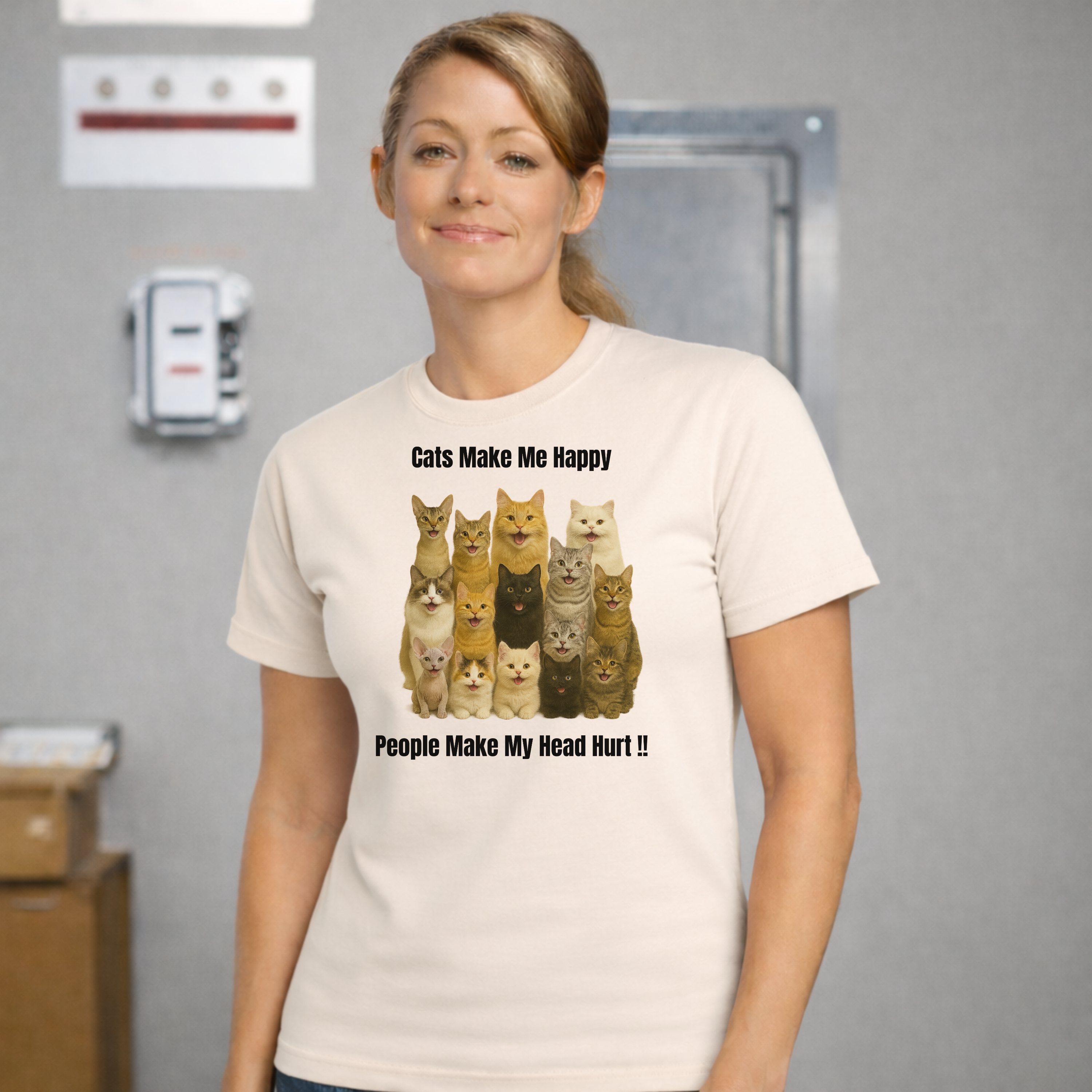 Cats Make Me Happy Shirt