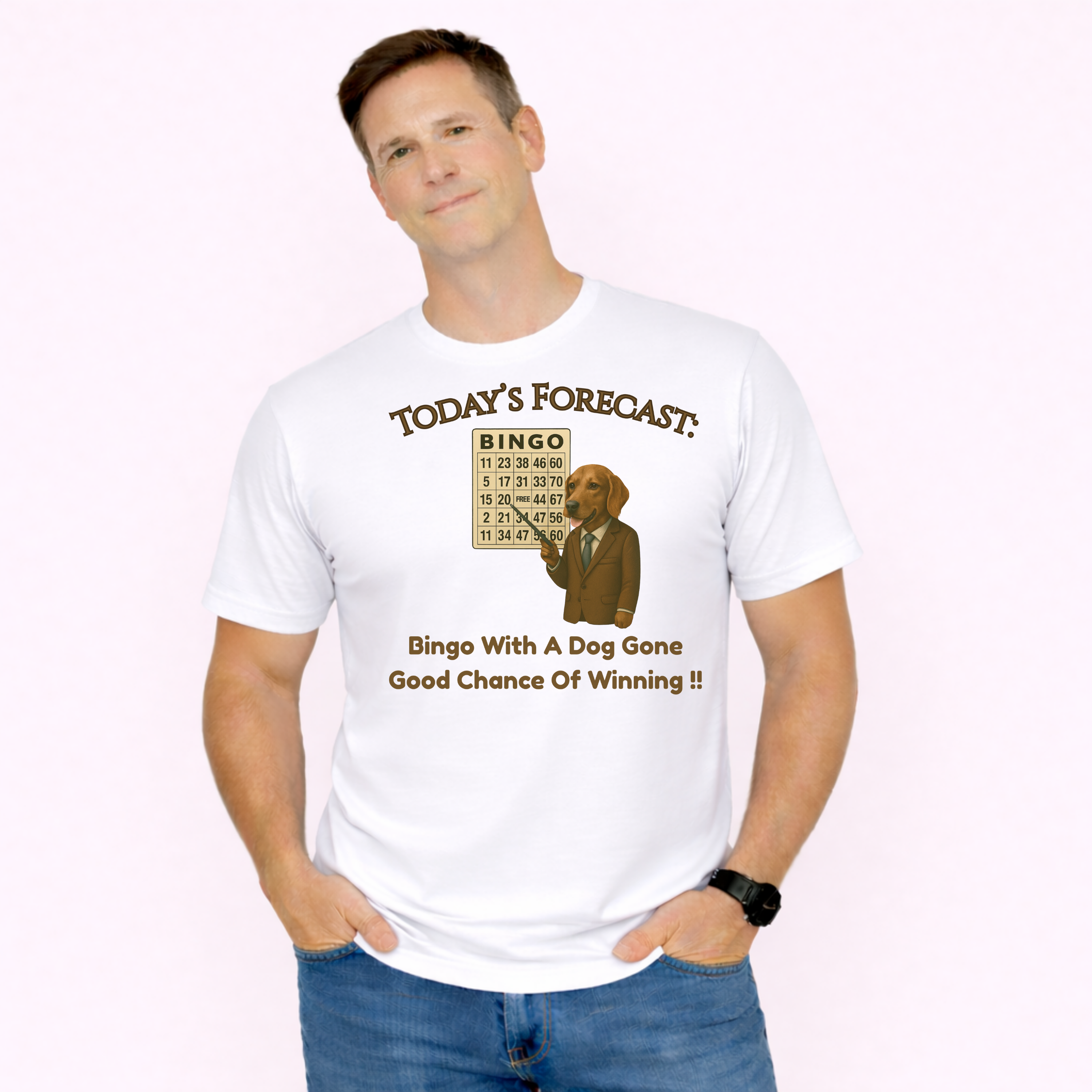 Today's Forecast: Bingo With A Dog Gone Good Chance of Winning Sweatshirt