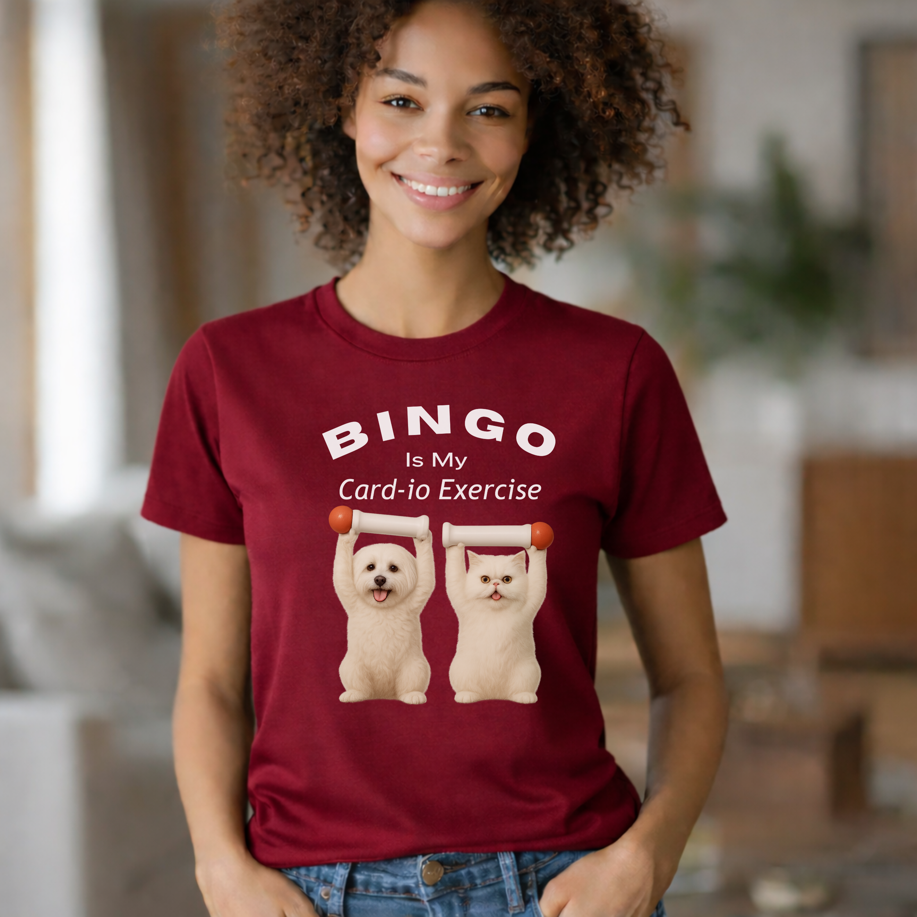 BINGO Is My Card-io Exercise Shirt