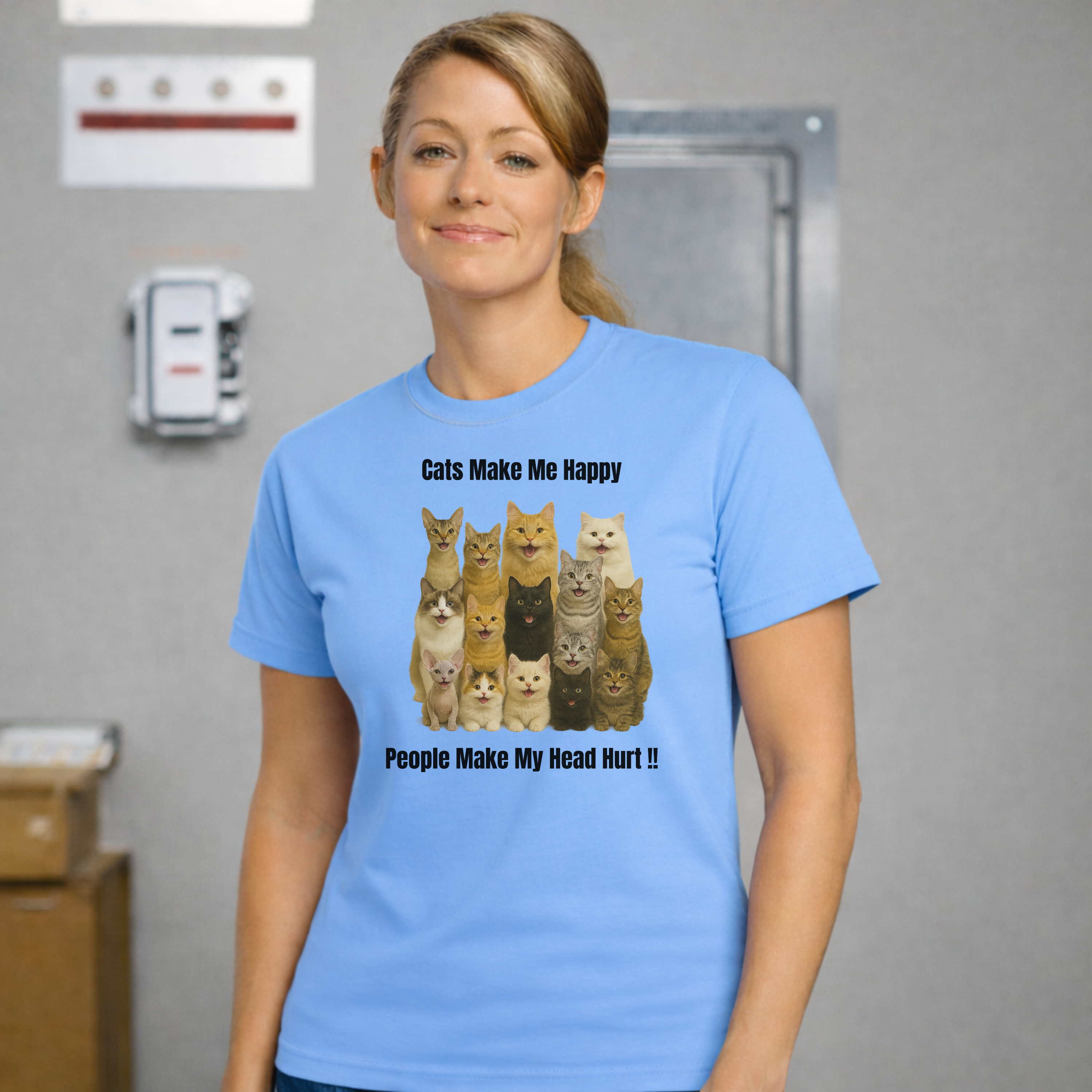 Cats Make Me Happy Shirt