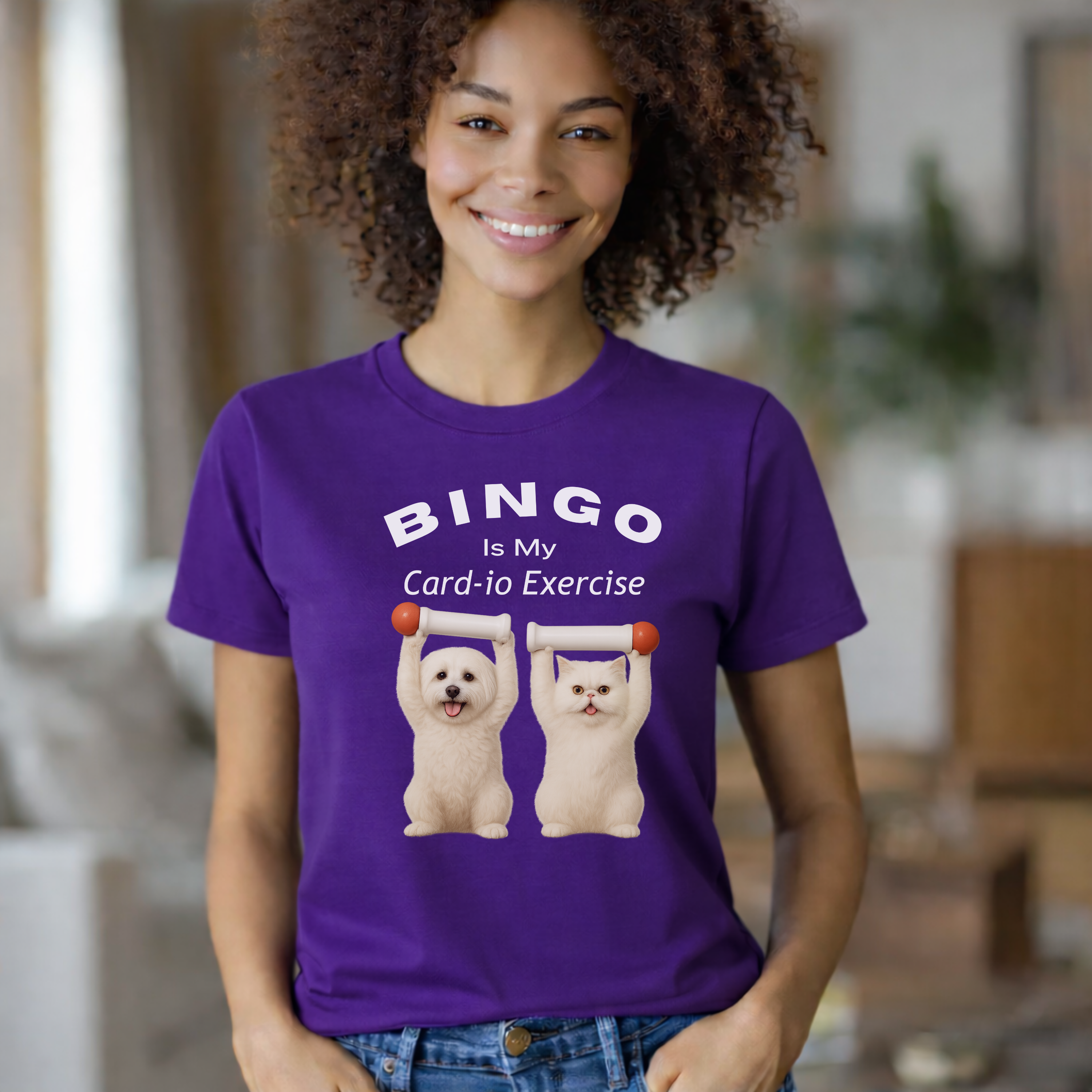 BINGO Is My Card-io Exercise Shirt